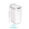 Bin 13.5 L, Joybos Push-Type Trash Can