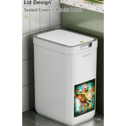 Bin 13.5 L, Joybos Push-Type Trash Can