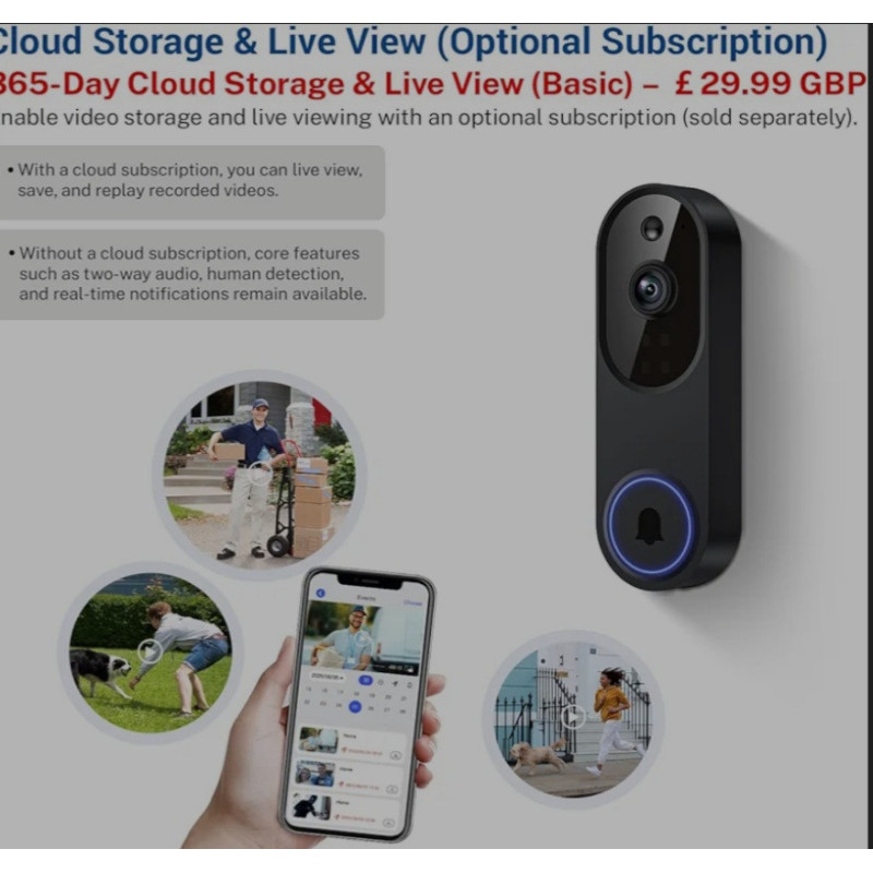 Smart Video Doorbell Camera