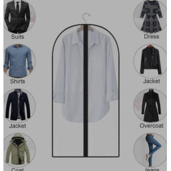 12Pack Breathable Clothes Covers with Zip