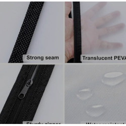 12Pack Breathable Clothes Covers with Zip