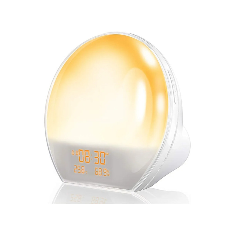 Angling wake-up light