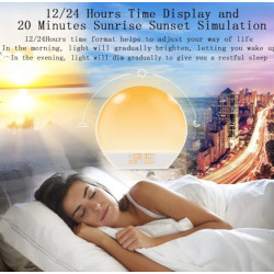 Angling wake-up light