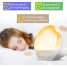 Angling wake-up light