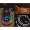 Glass 4th Gen Bluetooth Speaker, Wireless Subwoofer, Black