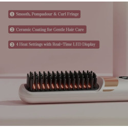Wireless straightening comb
