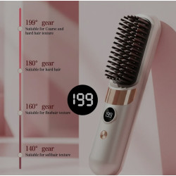 Wireless straightening comb