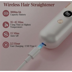 Wireless straightening comb