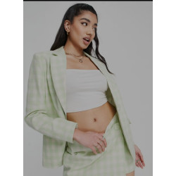 Miss Selfridge Checked Jacket
