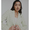 Miss Selfridge Checked Jacket
