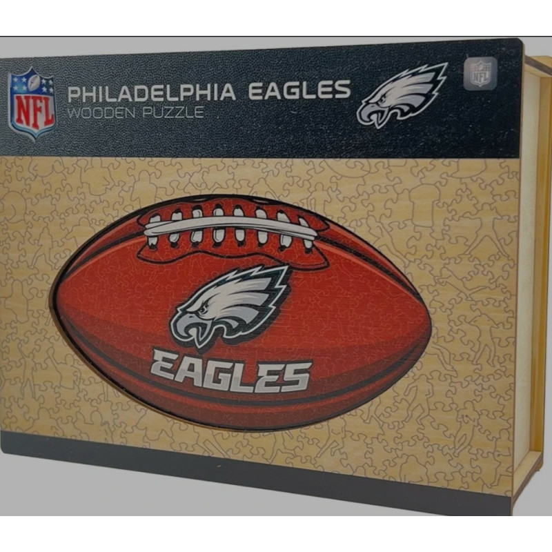 philadelphia eagles wooden puzzle