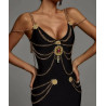 Black bandage maxi dress size xs