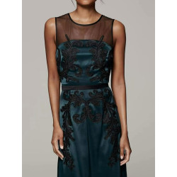 Gallia Embellished Full Length Dress