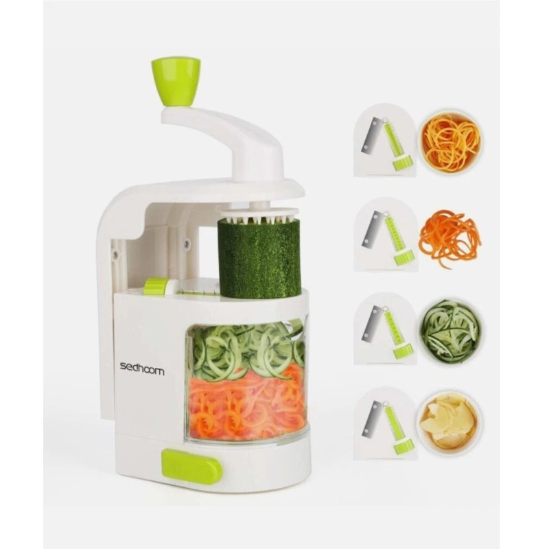 Sedhoom Heavy Duty 4-Blade Universal Food Spiralizer