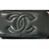 Vanity leather handbag
