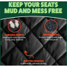 Dog Car Seat - Waterproof with Seat Belt, 2 in 1