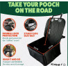 Dog Car Seat - Waterproof with Seat Belt, 2 in 1
