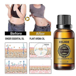6x/Set Natural Ginger Essential Oil for Tightening Skin Care Massage for