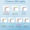 Face Massager Electric, 7 Color Face and Neck Facial Massager