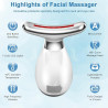 Face Massager Electric, 7 Color Face and Neck Facial Massager