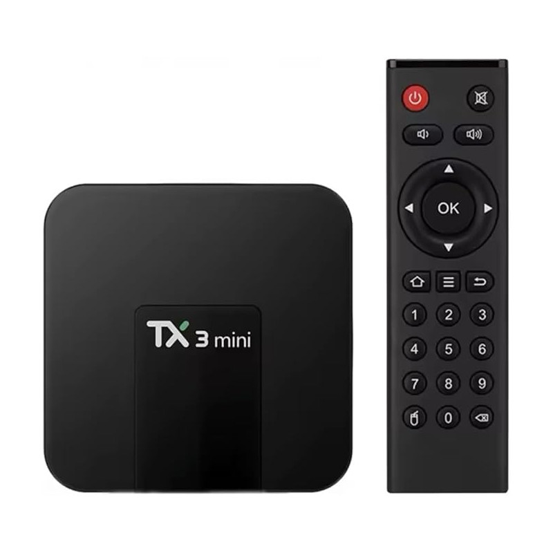 TX3 Mini Android 11.0 TV Box, 2GB RAM 16GB Storage, Quad Core, Dual WiFi 2.4G/5G, 4K HD