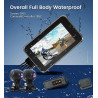 Motorcycle DVR Dash Cam, GreenYi 4” IPS Touch Screen w/ FHD 1080P Front & Rear Camera