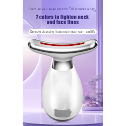Face Massager Electric, 7 Color Face and Neck Facial Massager