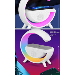 Wireless Charger Lamp, G-Shaped Bluetooth Wireless Speaker