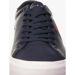 494 Flag Lea Sneakers Tommy Hilfigier Navy Leather UK 7