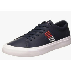 494 Flag Lea Sneakers Tommy Hilfigier Navy Leather UK 7