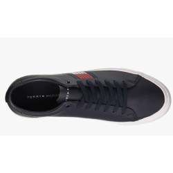 494 Flag Lea Sneakers Tommy Hilfigier Navy Leather UK 7